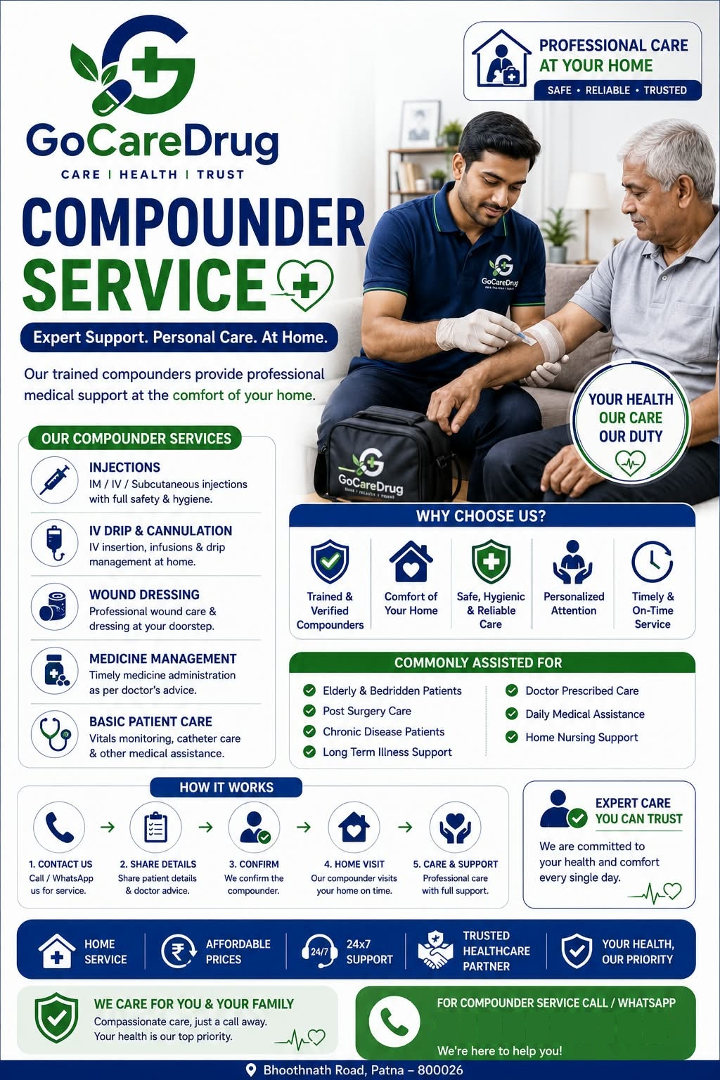 Compounder home care poster