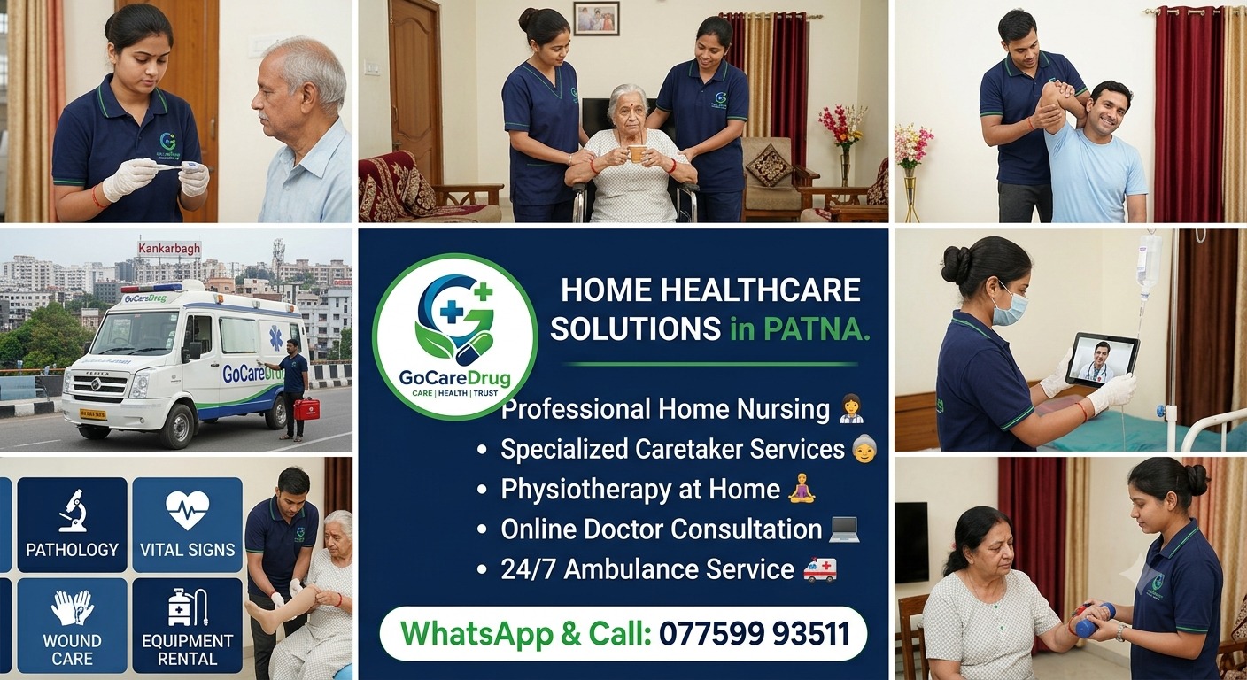 Home healthcare solutions in Patna by GO CARE DRUG