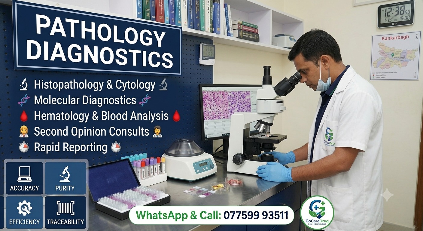 Pathology diagnostics lab by GO CARE DRUG